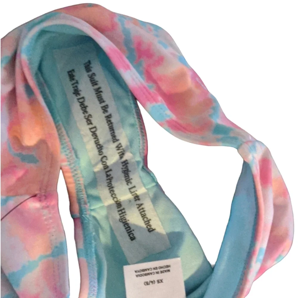 Art Class UPF 50+ Girls Tie-Dye Bikini Bottom Only Size XS (4/5) Brand New.